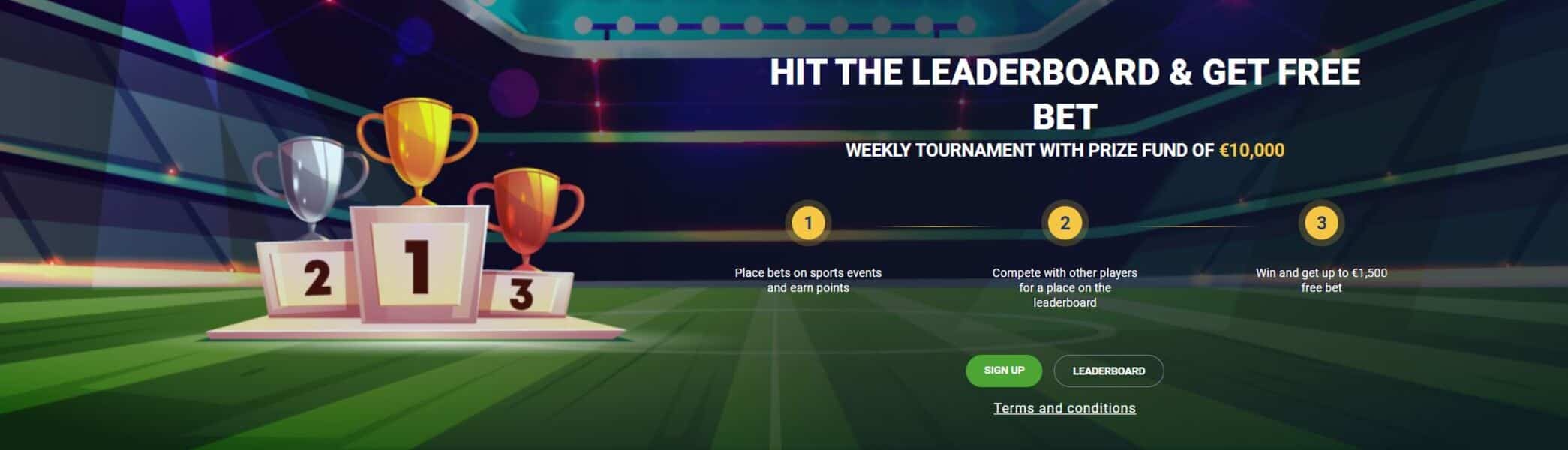 20bet bettor tournament bonus