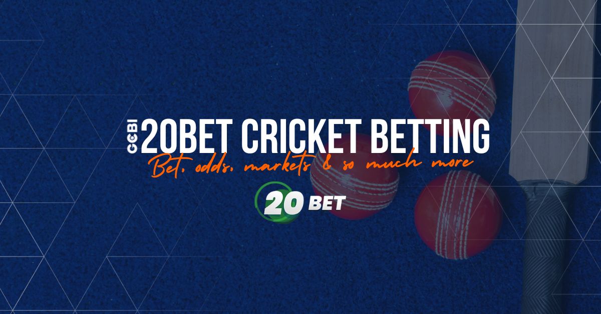 the featured image of cricket betting on 20bet article