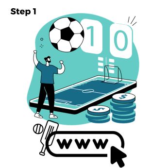 create a betting account step 1