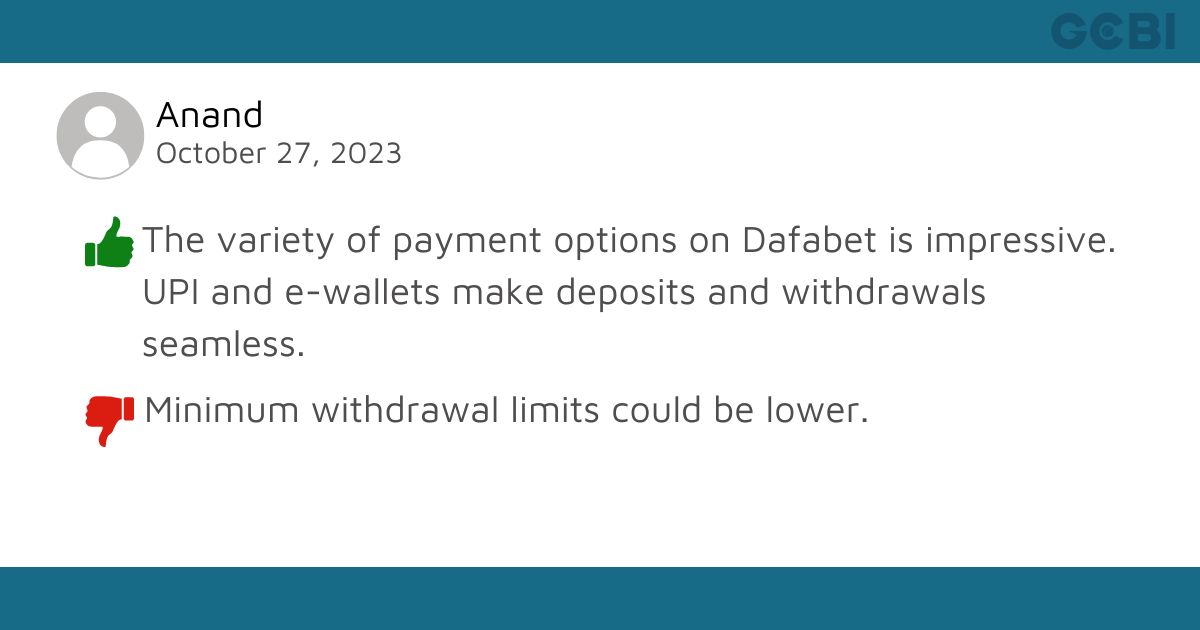 dafabet payment review 1