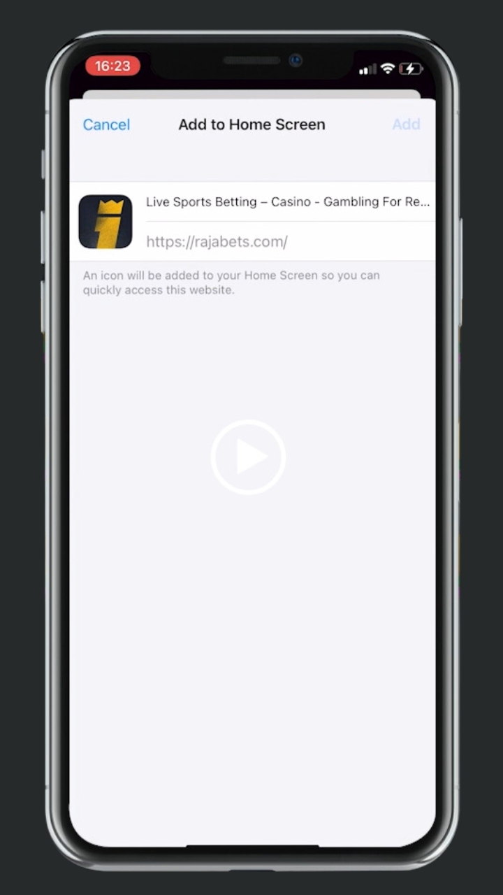 How to download Rajabets App on iOS device