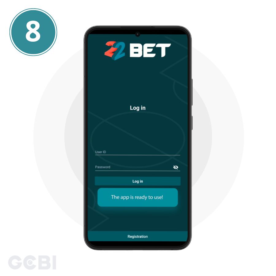 22bet app download install step 8