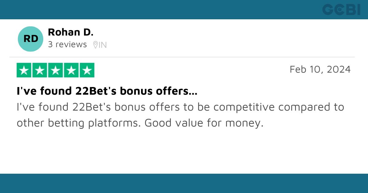 22bet bonus real bettor review by Rohan