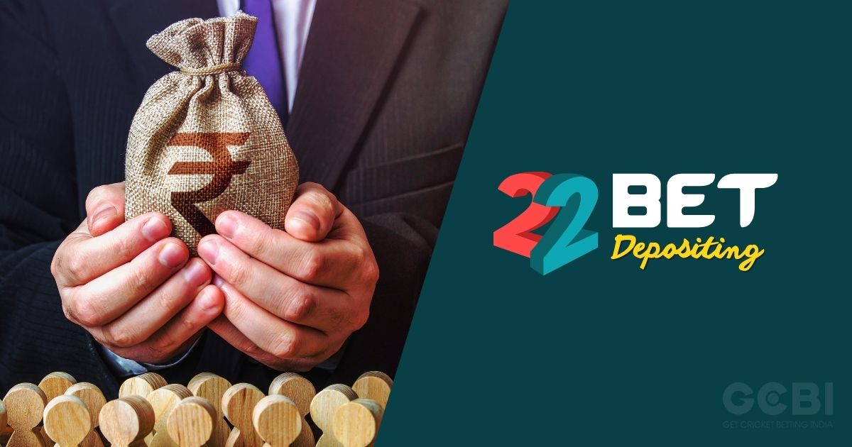 22bet cricket betting deposit