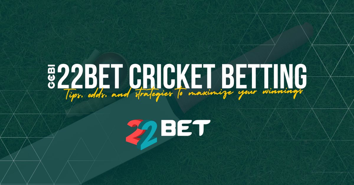 22bet cricket betting featured image