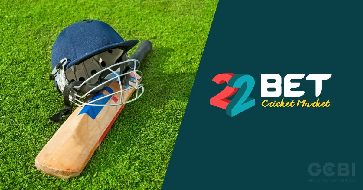 22bet cricket betting market