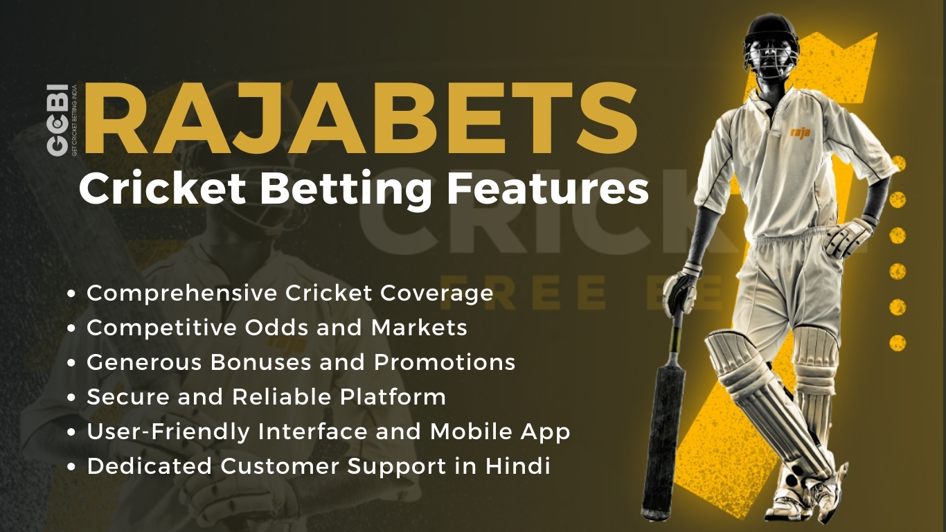 Rajabets cricket betting site features