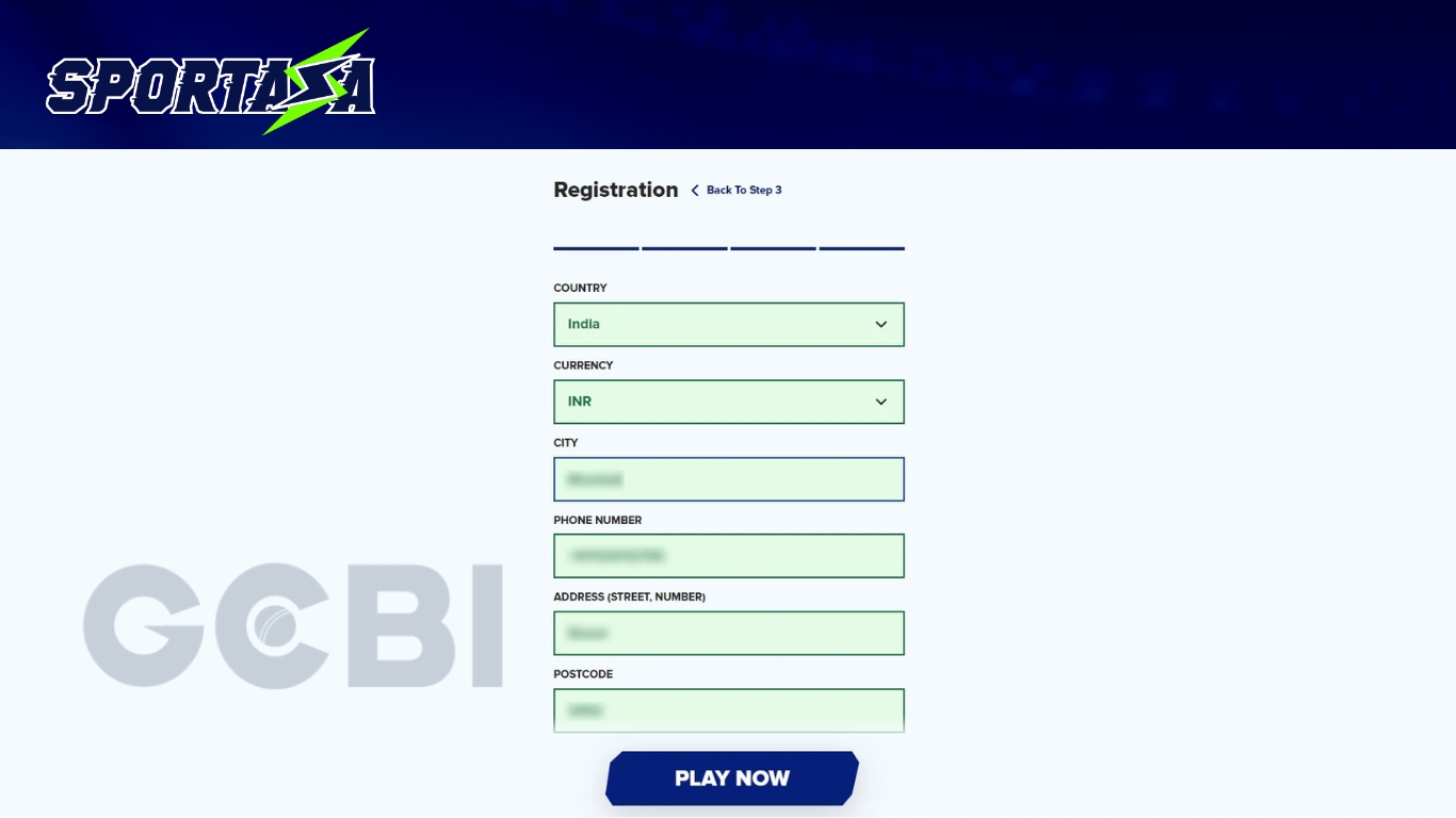 sportaza registration