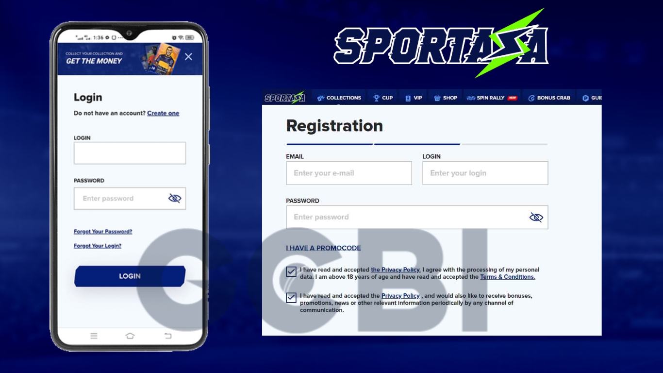 sportaza sign up process