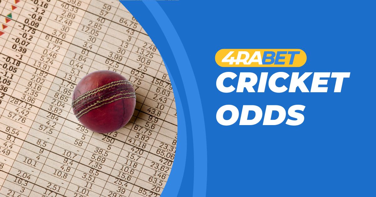 4rabet cricket betting odds