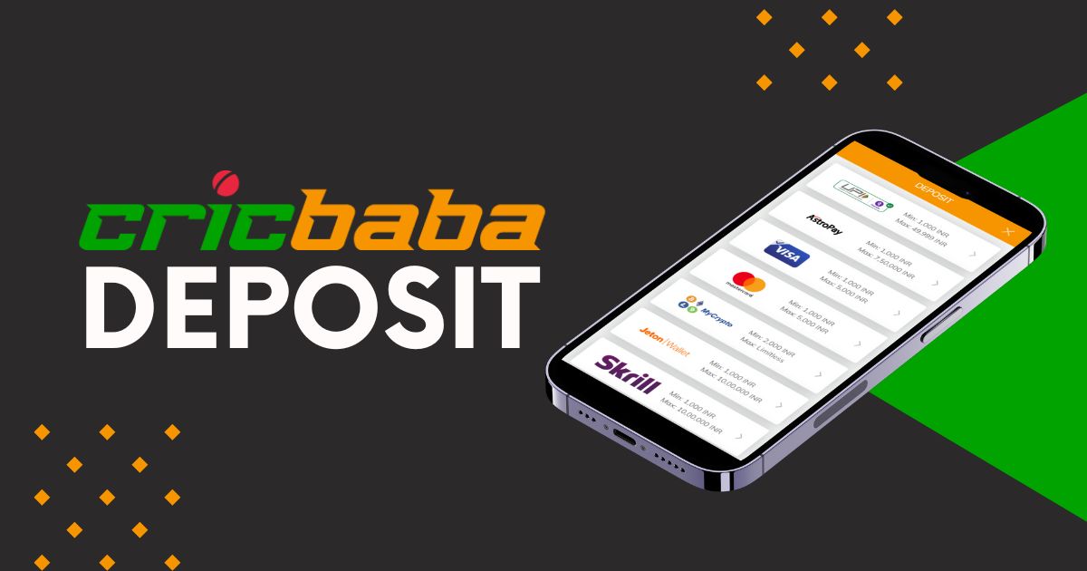 cricbaba app deposit