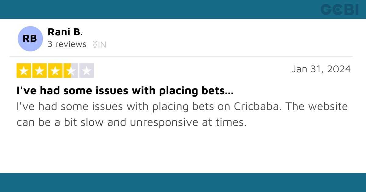 cricbaba cricket betting review by Rani
