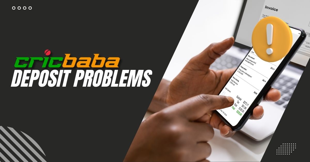 cricbaba deposit problems