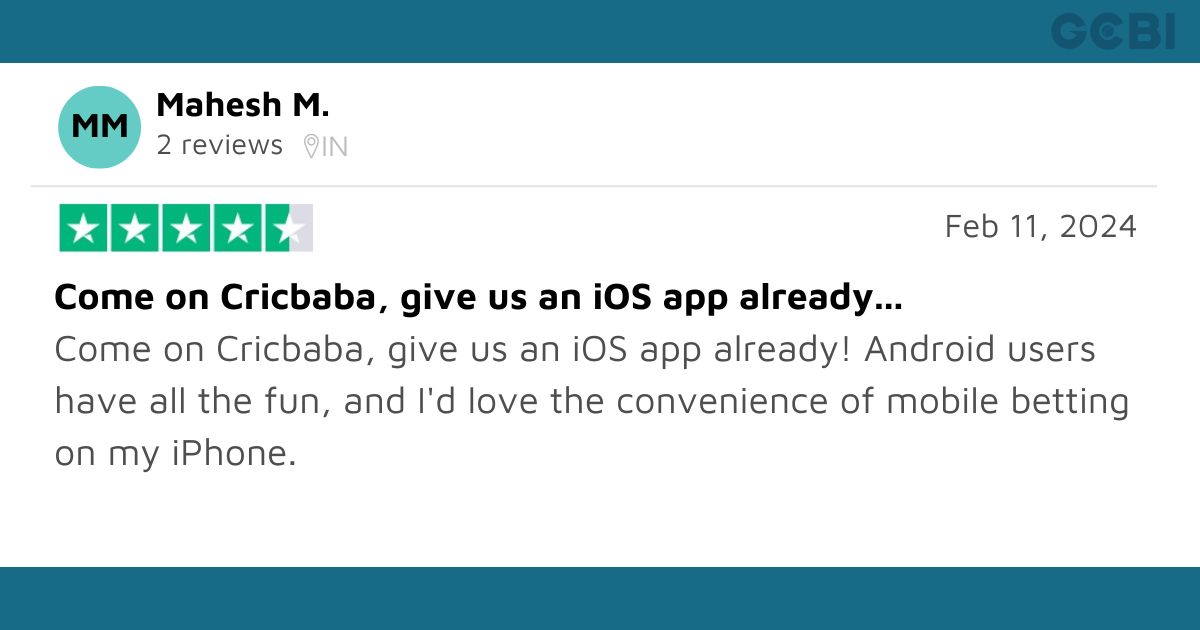 cricbaba paymen review by Mahesh