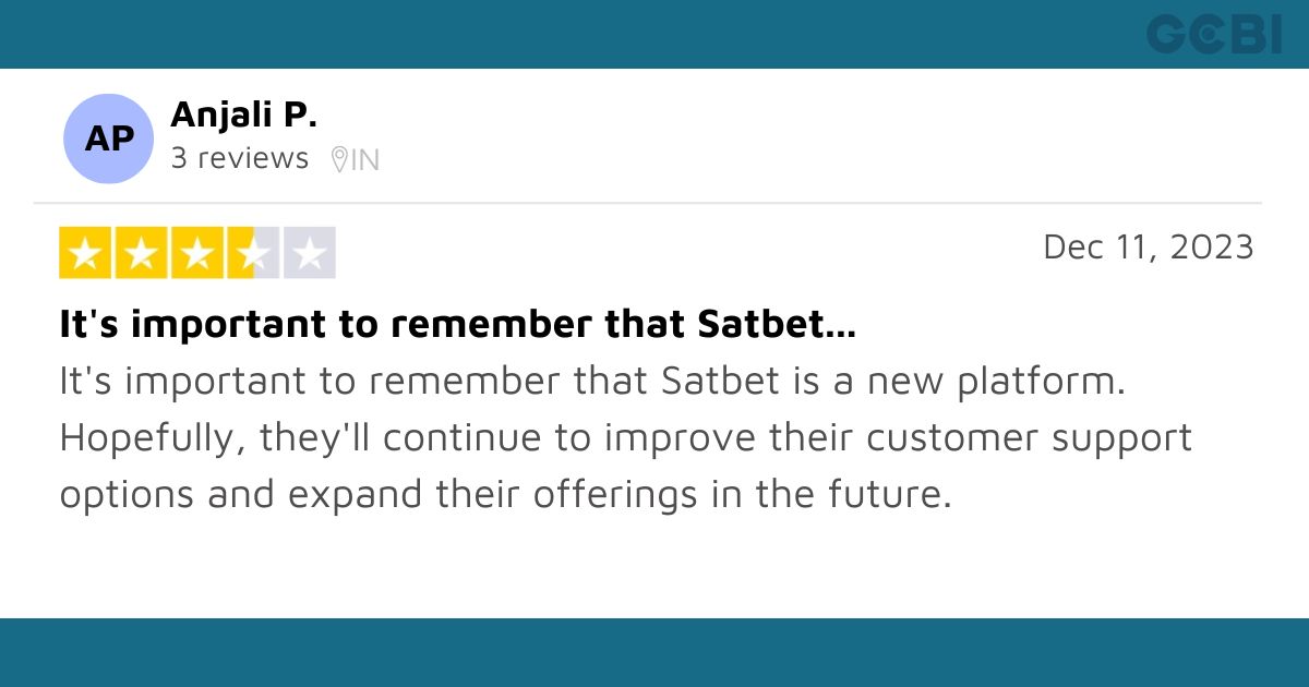 Satbet review by Anjali