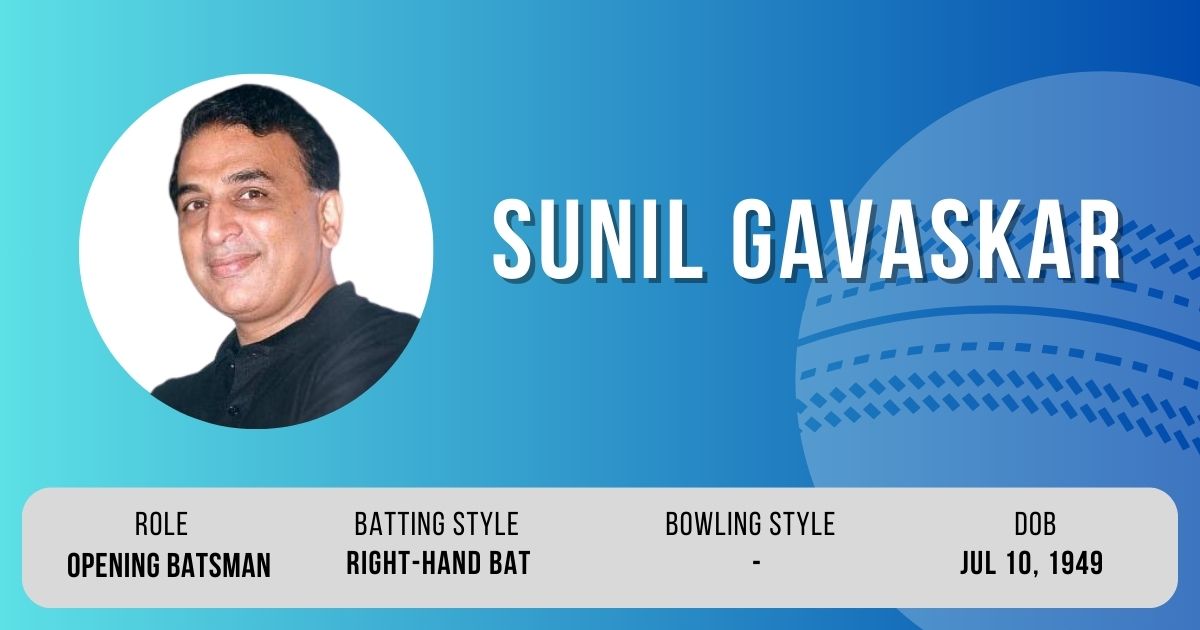 sunil gavaskar